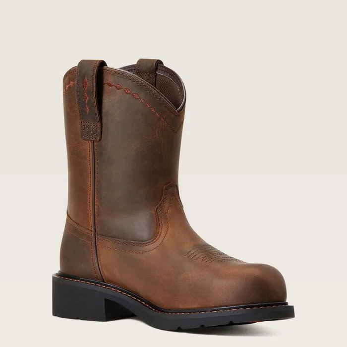 Women Chelsea Boots Ariat Fatbaby Work PullOn Steel Toe Work Boot Distressed Brown Women Chelsea Boots Ariat Fatbaby Work PullOn Steel Toe Work Boot Distressed Brown