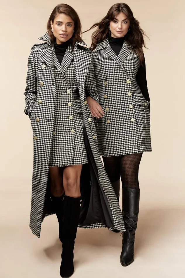 Women Chelsea Dress Houndstooth Holland Cooper Tailoring