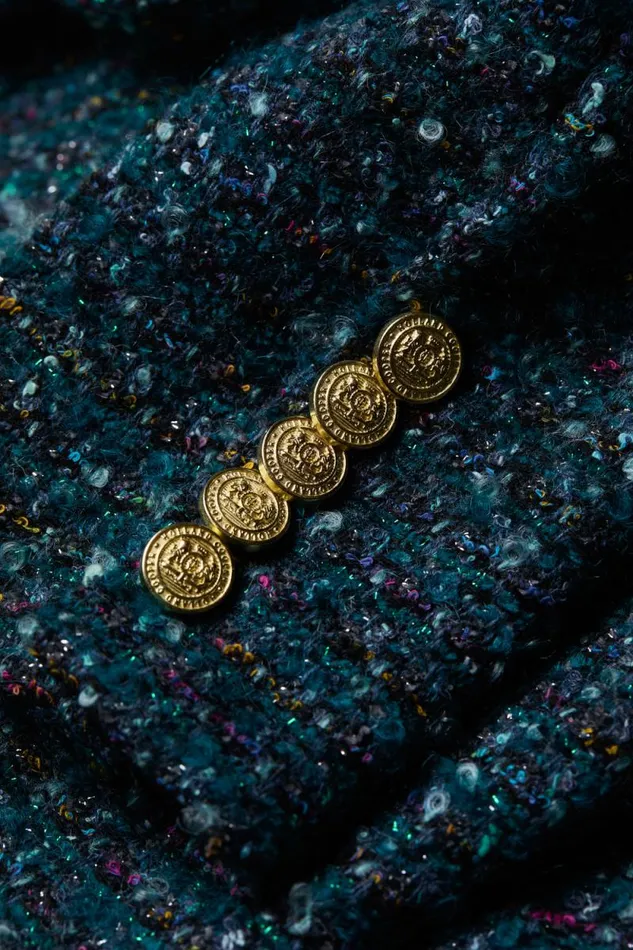 Women Chelsea Jacket Emerald Boucle Holland Cooper Tailoring