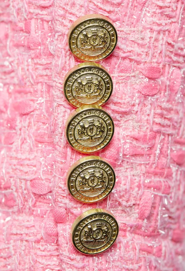 Women Chelsea Jacket Pop Pink Boucle Holland Cooper Tailoring