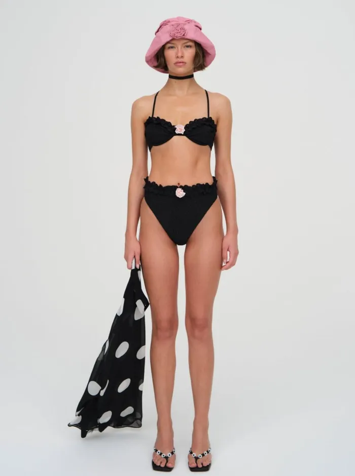 Women Clove Underwire Bikini Top Black For Love and Lemons Swim Women Clove Underwire Bikini Top Black For Love and Lemons Swim