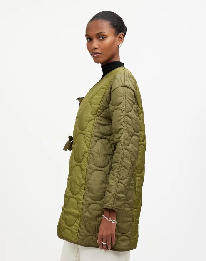 Women Coats Jackets Madewell Alpha Industries Long Liner Jacket Green