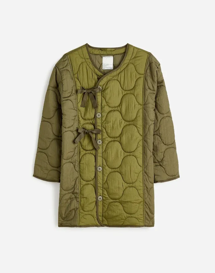 Women Coats Jackets Madewell Alpha Industries Long Liner Jacket Green
