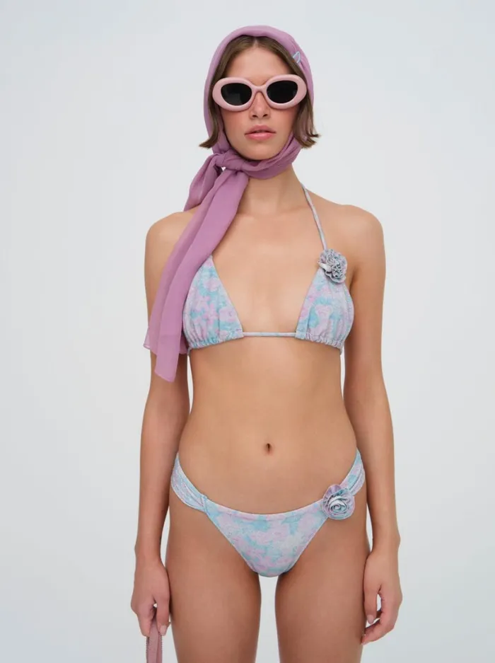 Women Colline Bikini Bottom Blue For Love and Lemons Swim Women Colline Bikini Bottom Blue For Love and Lemons Swim