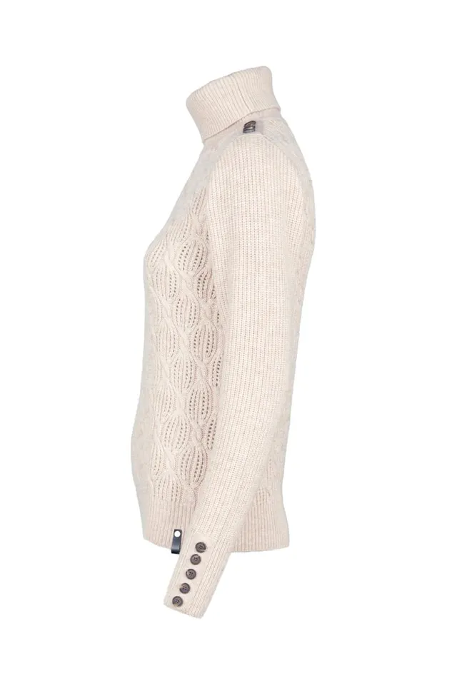 Women Cotswold Roll Neck Knit Oatmeal Holland Cooper Knitwear Women Cotswold Roll Neck Knit Oatmeal Holland Cooper Knitwear