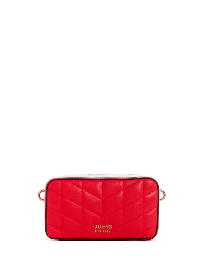 Women Crossbody GUESS Red Brera Studded Mini Crossbody Camera Bag Women Crossbody GUESS Red Brera Studded Mini Crossbody Camera Bag