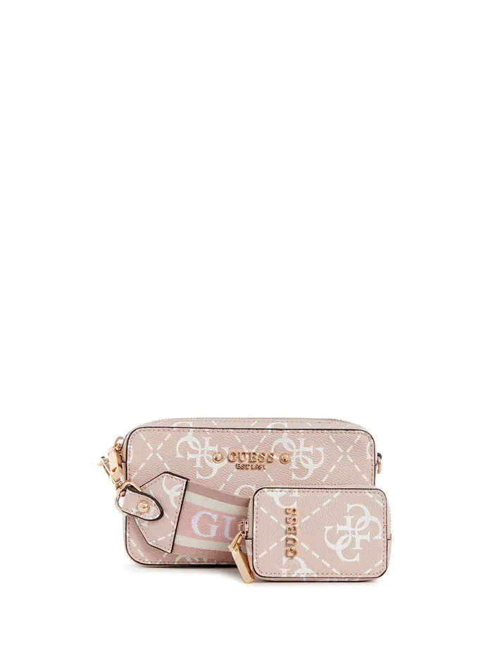 Women Crossbody GUESS Rose Logo Rea Mini Crossbody Bag
