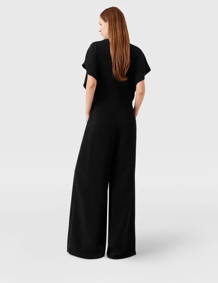 Women Crystal Chain Maxi Jumpsuit Black Stella McCartney Jumpsuits Women Crystal Chain Maxi Jumpsuit Black Stella McCartney Jumpsuits