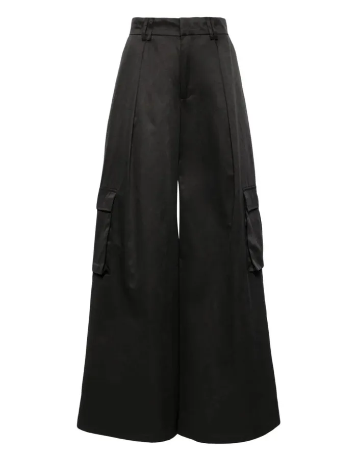 Women Cynthia Rowley Bottoms Marbella Cotton Cargo Pant Black Women Cynthia Rowley Bottoms Marbella Cotton Cargo Pant Black