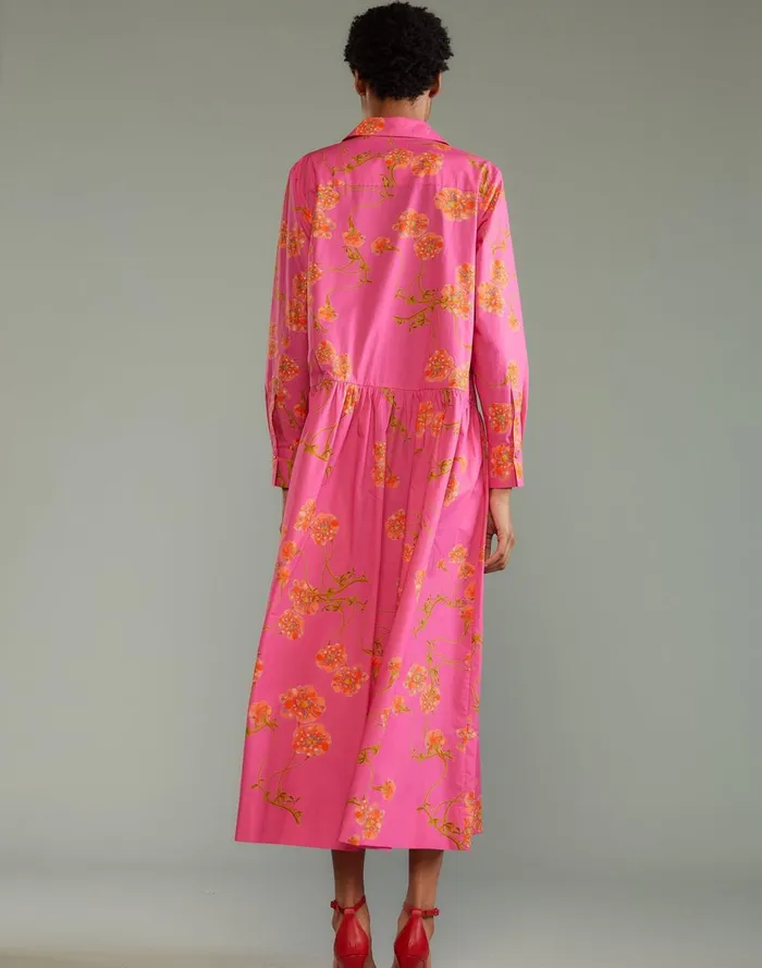 Women Cynthia Rowley Dresses Perennial Shirt Dress Pnkfl