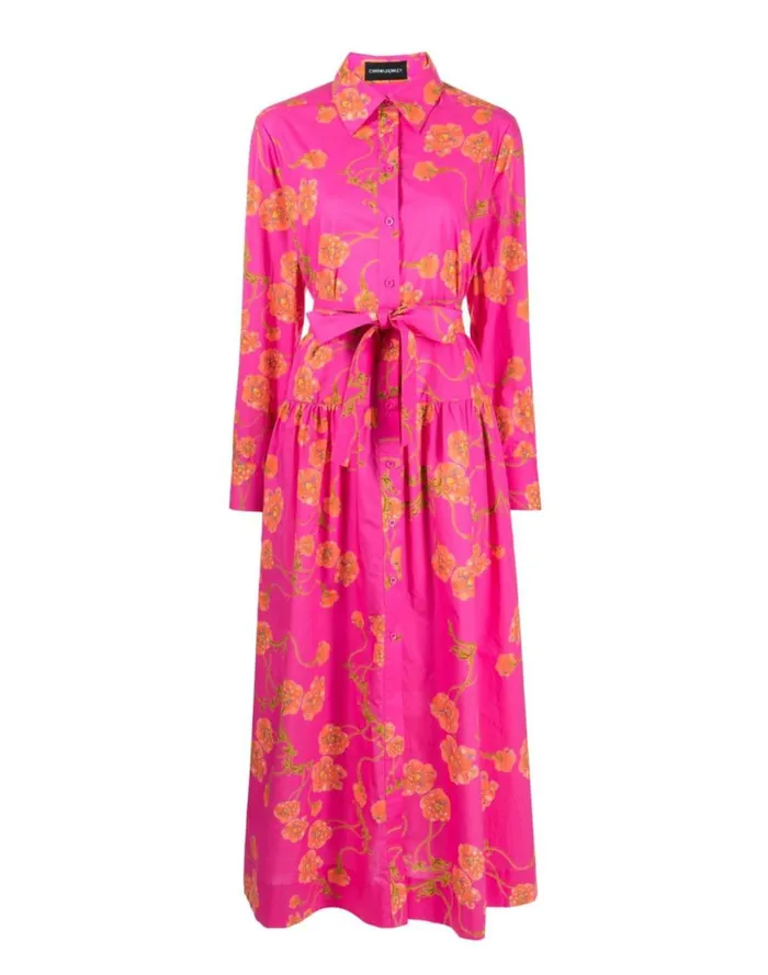 Women Cynthia Rowley Dresses Perennial Shirt Dress Pnkfl