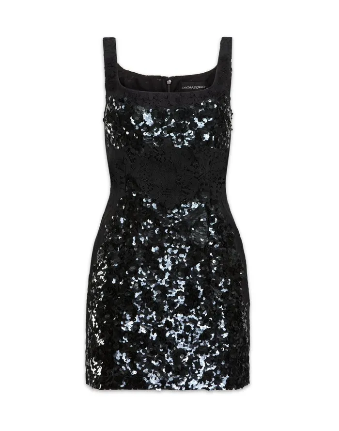 Women Cynthia Rowley Dresses The Cosmo Dress Black Women Cynthia Rowley Dresses The Cosmo Dress Black