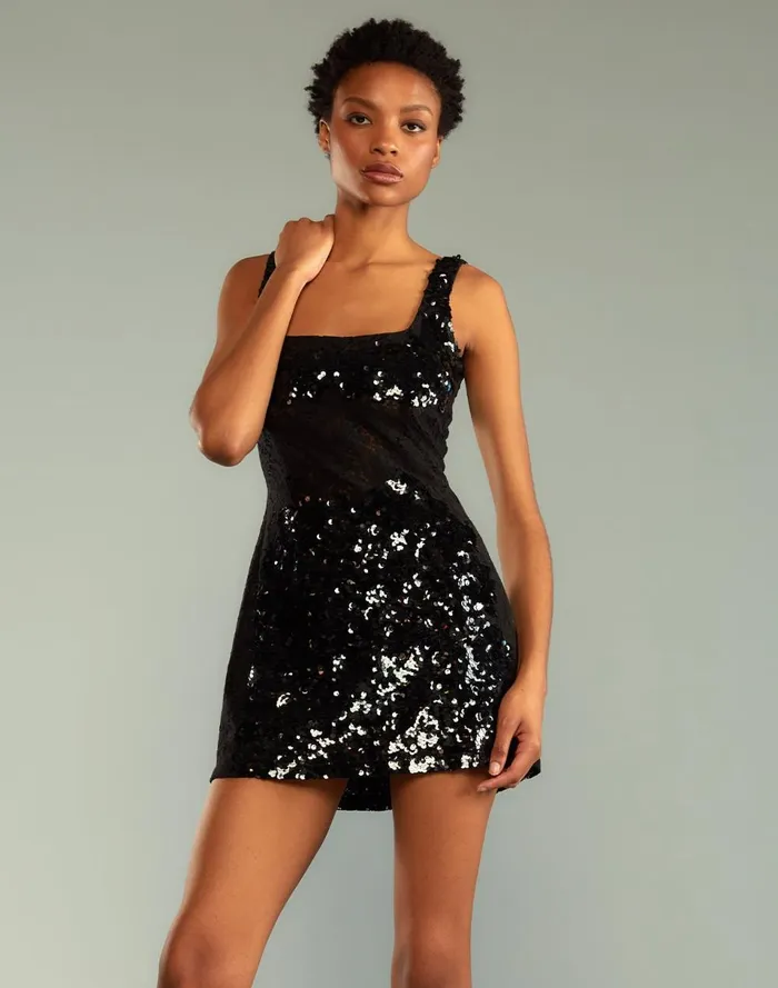 Women Cynthia Rowley Dresses The Cosmo Dress Black Women Cynthia Rowley Dresses The Cosmo Dress Black