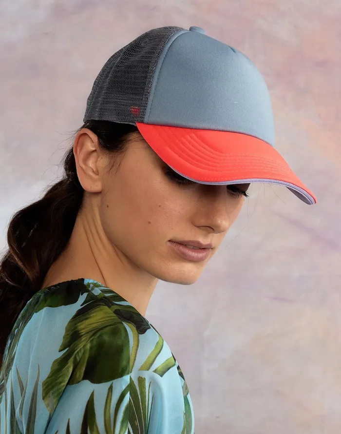 Women Cynthia Rowley Swim Colorblock Trucker Hat Vrbubu