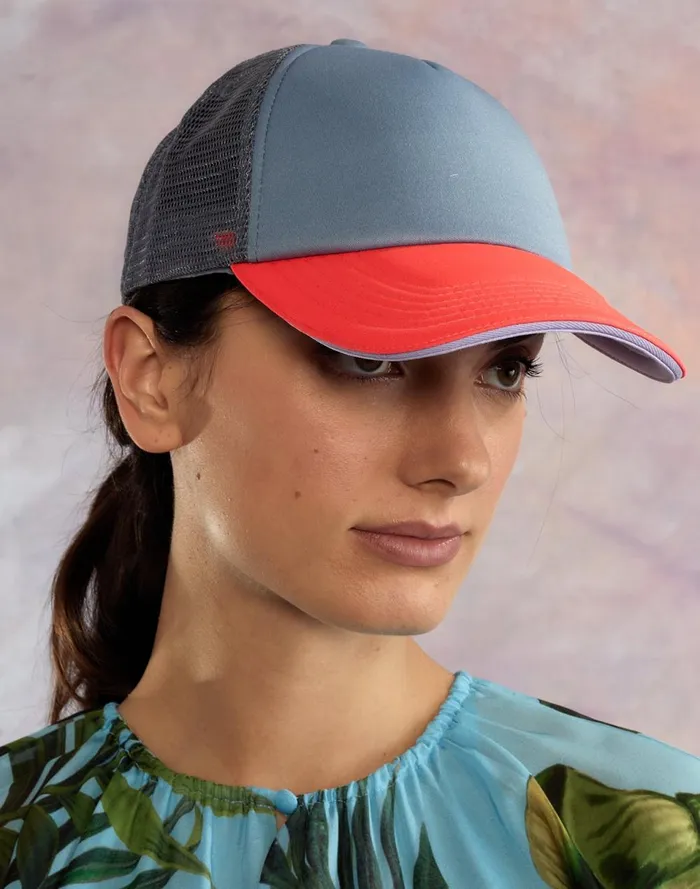 Women Cynthia Rowley Swim Colorblock Trucker Hat Vrbubu Women Cynthia Rowley Swim Colorblock Trucker Hat Vrbubu