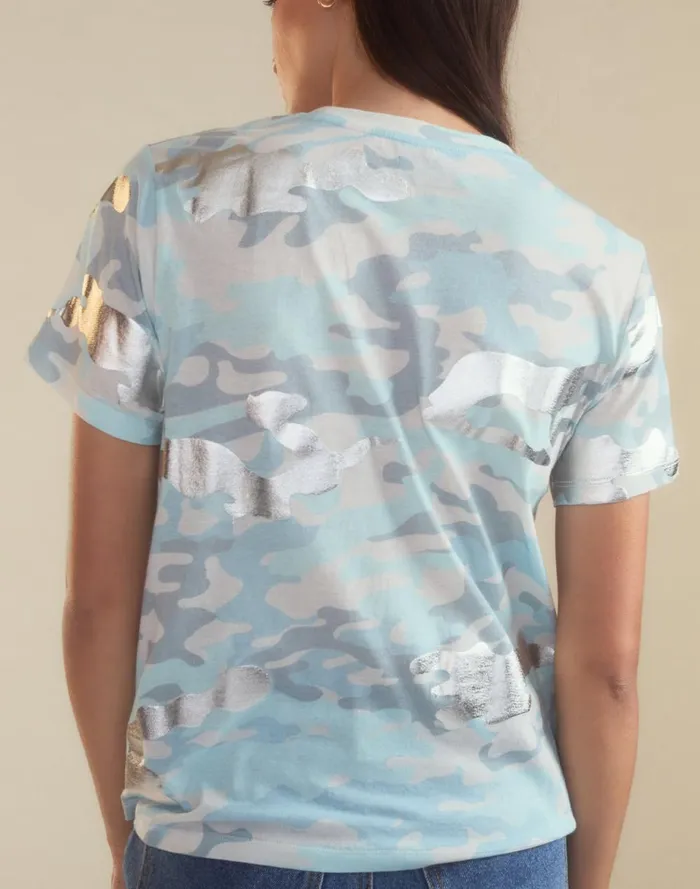 Women Cynthia Rowley Tops In Plain Sight Tee Blucmo