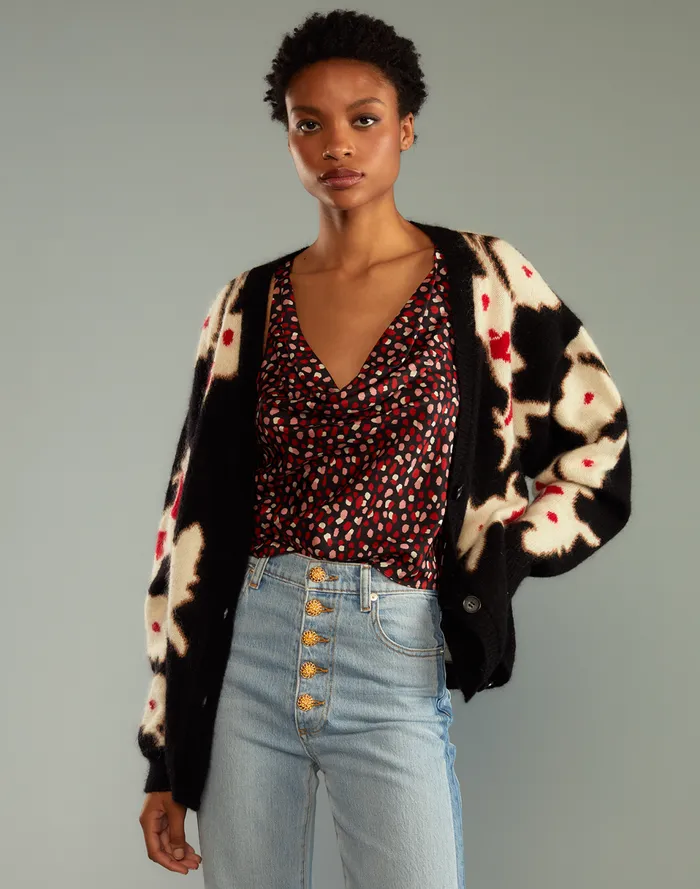 Women Cynthia Rowley Tops Lya Silk Blouse Blrdpk Women Cynthia Rowley Tops Lya Silk Blouse Blrdpk