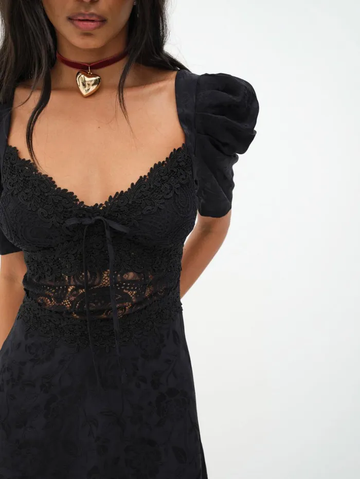Women Danielle Mini Dress Black For Love and Lemons Dresses Women Danielle Mini Dress Black For Love and Lemons Dresses