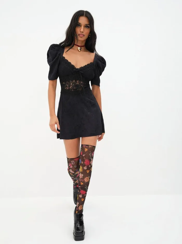 Women Danielle Mini Dress Black For Love and Lemons Dresses Women Danielle Mini Dress Black For Love and Lemons Dresses