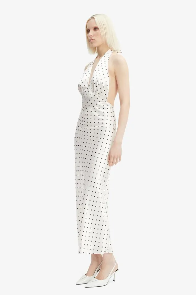 Women Day To Night Dresses Bardot Citron Polka Dot Midi Dress In Ivory Spot Ivory Spot Women Day To Night Dresses Bardot Citron Polka Dot Midi Dress In Ivory Spot Ivory Spot
