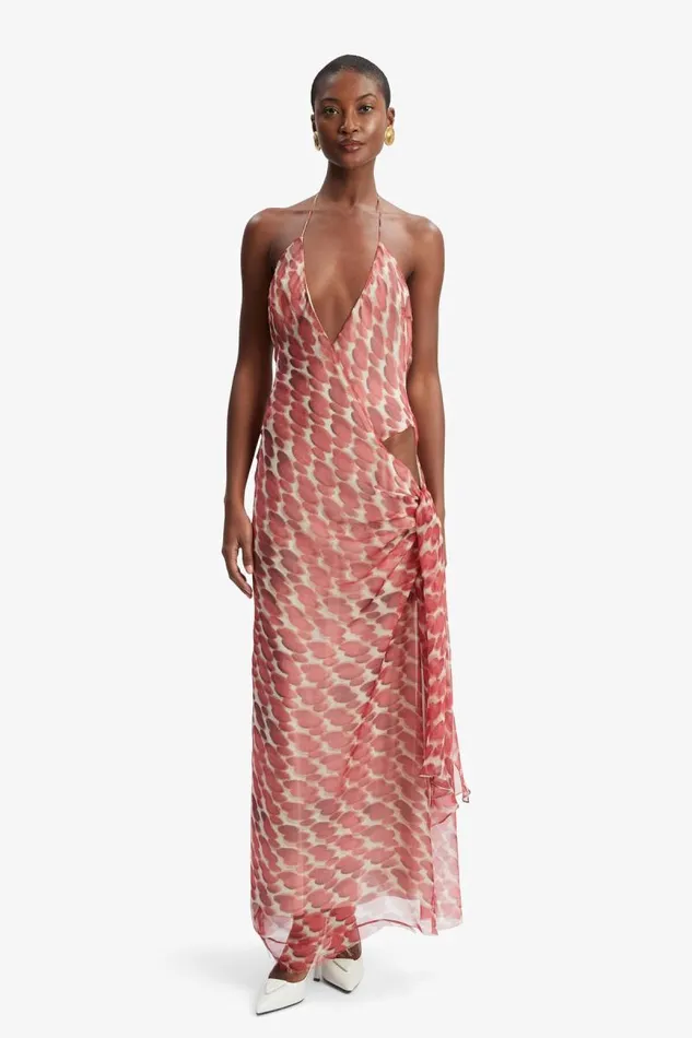 Women Day To Night Dresses Bardot Cyrel Printed Maxi Dress In Red Spot Red Spot Women Day To Night Dresses Bardot Cyrel Printed Maxi Dress In Red Spot Red Spot