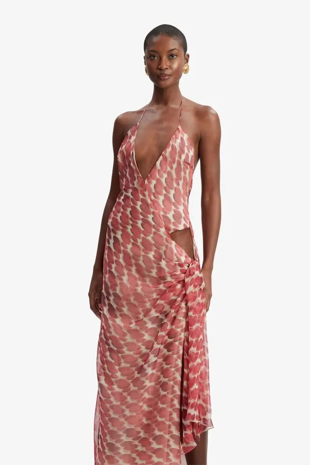 Women Day To Night Dresses Bardot Cyrel Printed Maxi Dress In Red Spot Red Spot Women Day To Night Dresses Bardot Cyrel Printed Maxi Dress In Red Spot Red Spot