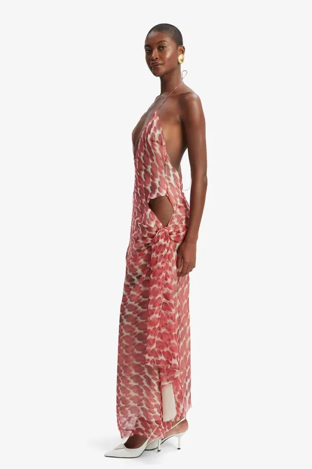 Women Day To Night Dresses Bardot Cyrel Printed Maxi Dress In Red Spot Red Spot Women Day To Night Dresses Bardot Cyrel Printed Maxi Dress In Red Spot Red Spot