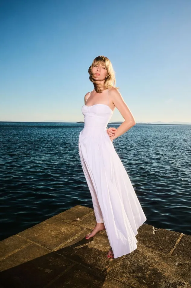 Women Day To Night Dresses Bardot Estie Cotton Maxi Dress In Orchid White Orchid White Women Day To Night Dresses Bardot Estie Cotton Maxi Dress In Orchid White Orchid White