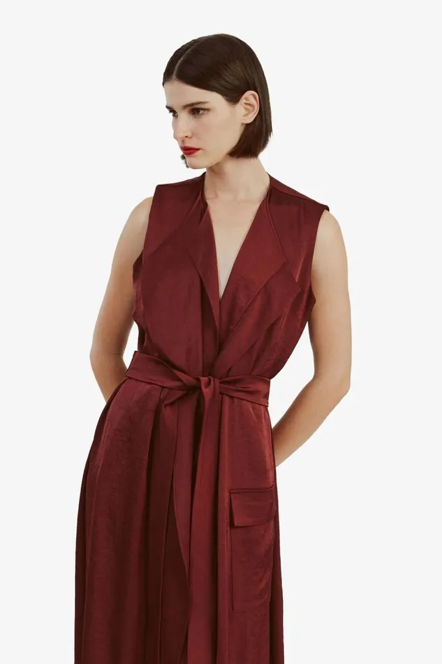Women Day To Night Dresses Bardot Lanza Midi Dress In Burgundy Burgundy