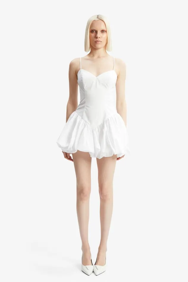 Women Day To Night Dresses Bardot Lissett Poplin Mini Dress In Orchid White Orchid White Women Day To Night Dresses Bardot Lissett Poplin Mini Dress In Orchid White Orchid White