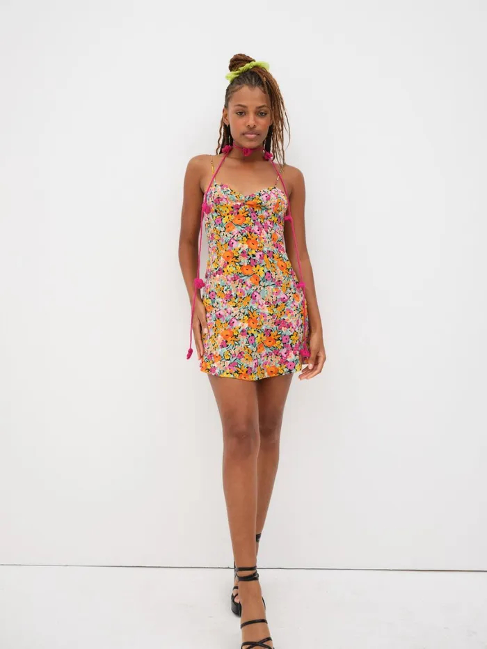 Women Deena Mini Dress Multi For Love and Lemons Dresses Women Deena Mini Dress Multi For Love and Lemons Dresses