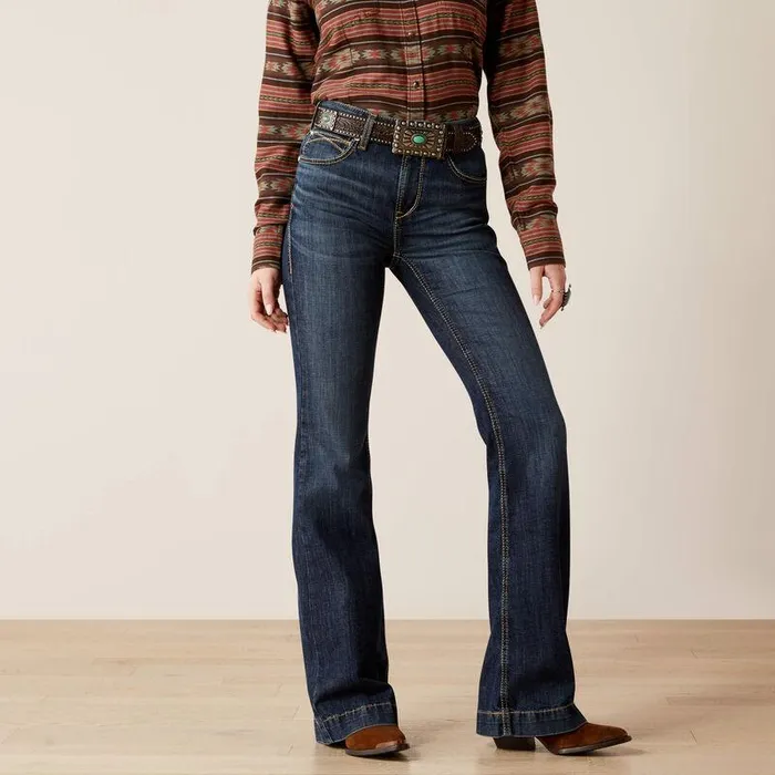 Women Denim Ariat High Rise Kimber Slim Trouser Jeans Florida