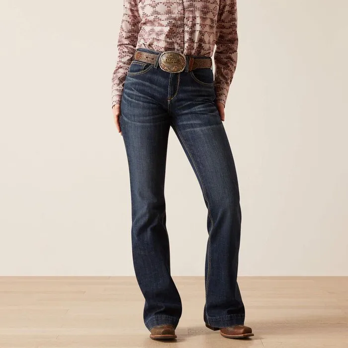 Women Denim Ariat High Rise Naz Slim Trouser Jean Florida