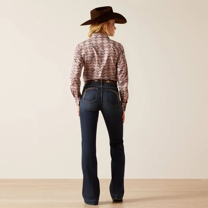 Women Denim Ariat High Rise Naz Slim Trouser Jean Florida