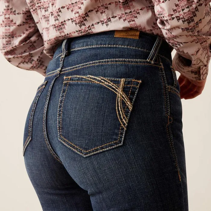 Women Denim Ariat High Rise Naz Slim Trouser Jean Florida