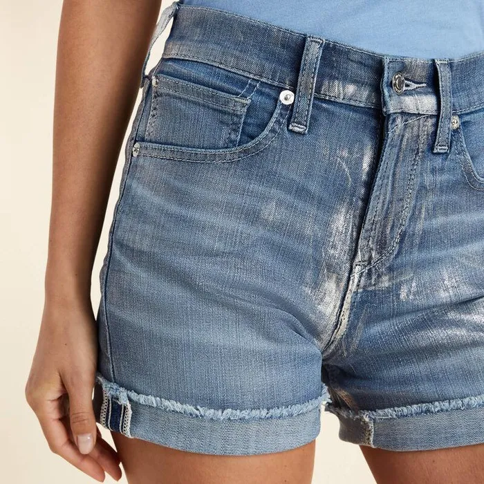 Women Denim Ariat Jazmine 5quot Short Silver Gloss Women Denim Ariat Jazmine 5quot Short Silver Gloss