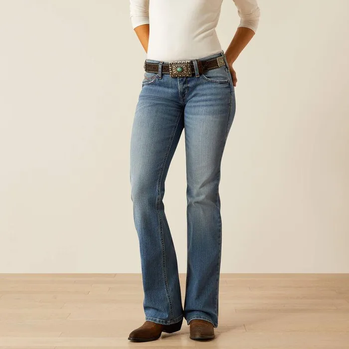 Women Denim Ariat Mid Rise Allison Boot Cut Jeans California