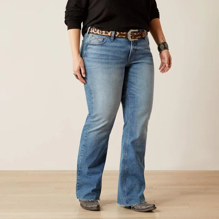 Women Denim Ariat Mid Rise Allison Boot Cut Jeans California