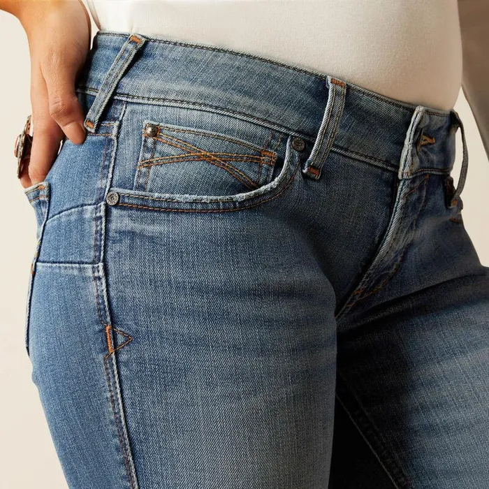 Women Denim Ariat Mid Rise Allison Boot Cut Jeans California
