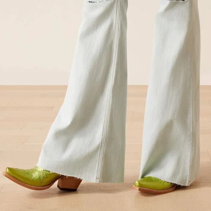 Women Denim Ariat Perfect Rise Ophelia Flare Ice Women Denim Ariat Perfect Rise Ophelia Flare Ice