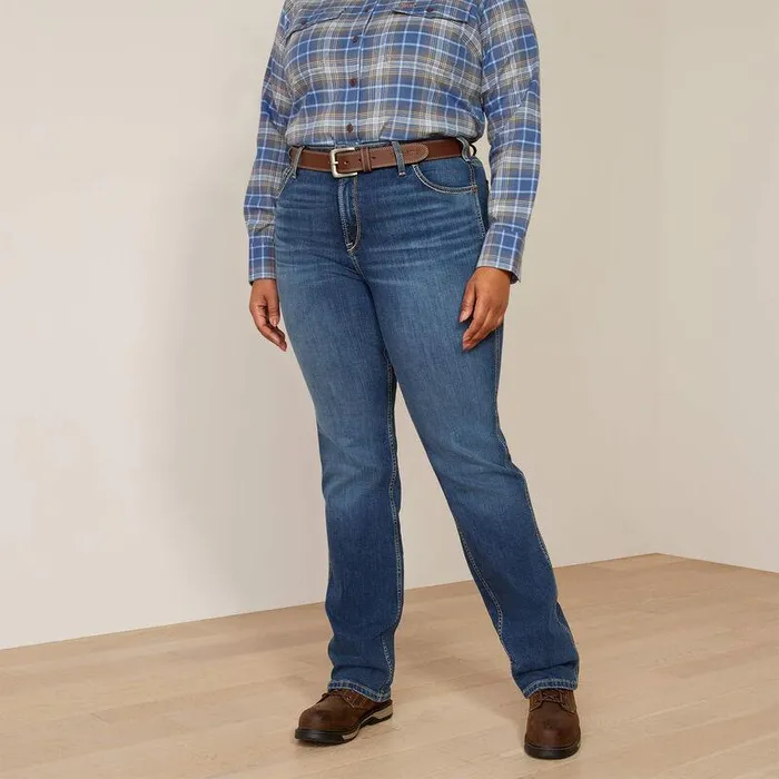 Women Denim Ariat Rebar High Rise Riveter Straight Jean La Jolla Women Denim Ariat Rebar High Rise Riveter Straight Jean La Jolla