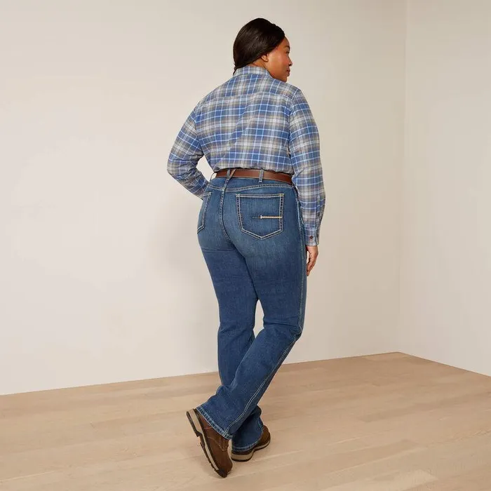 Women Denim Ariat Rebar High Rise Riveter Straight Jean La Jolla Women Denim Ariat Rebar High Rise Riveter Straight Jean La Jolla