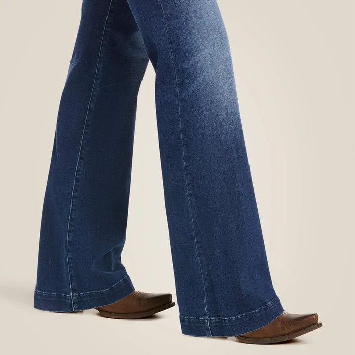 Women Denim Ariat Trouser Mid Rise Stretch Kelsea Wide Leg Jean Joanna Women Denim Ariat Trouser Mid Rise Stretch Kelsea Wide Leg Jean Joanna