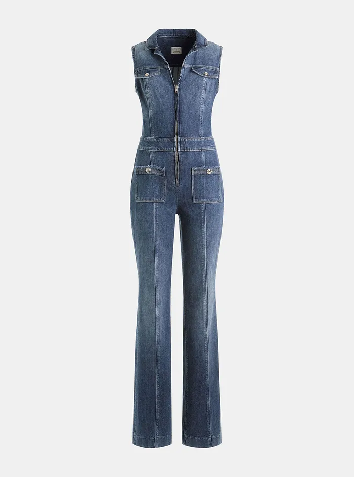Women Denim GUESS Eco Denim Penny Jumpsuit Women Denim GUESS Eco Denim Penny Jumpsuit