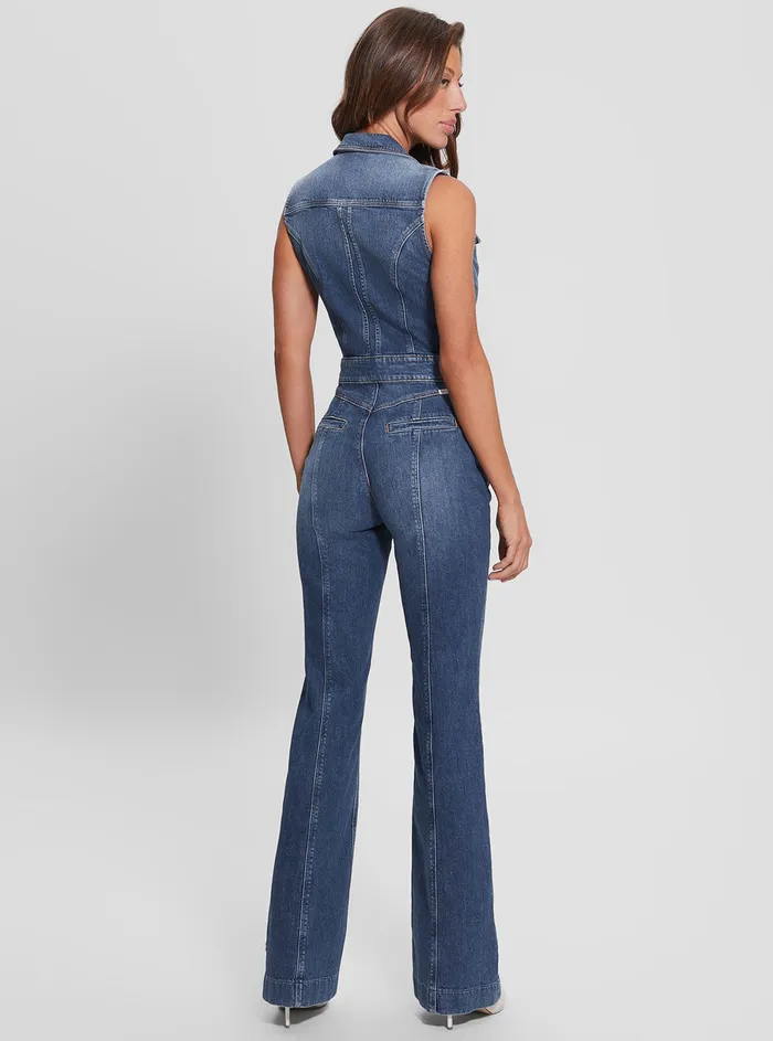 Women Denim GUESS Eco Denim Penny Jumpsuit Women Denim GUESS Eco Denim Penny Jumpsuit