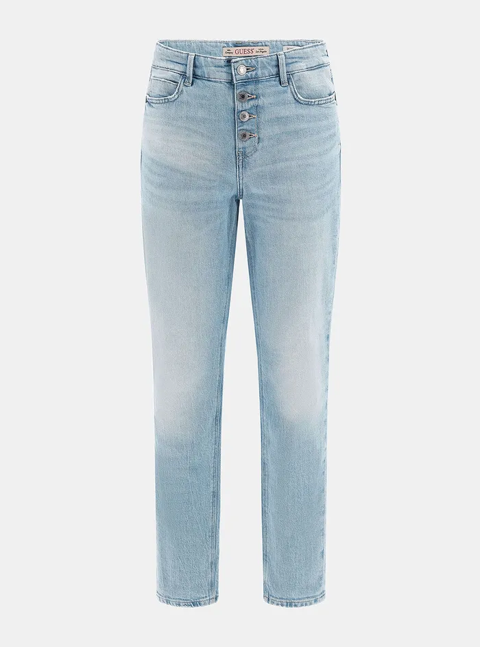 Women Denim GUESS Eco Highrise Skinny Fit 1981 Denim Jeans In Pacific Wash