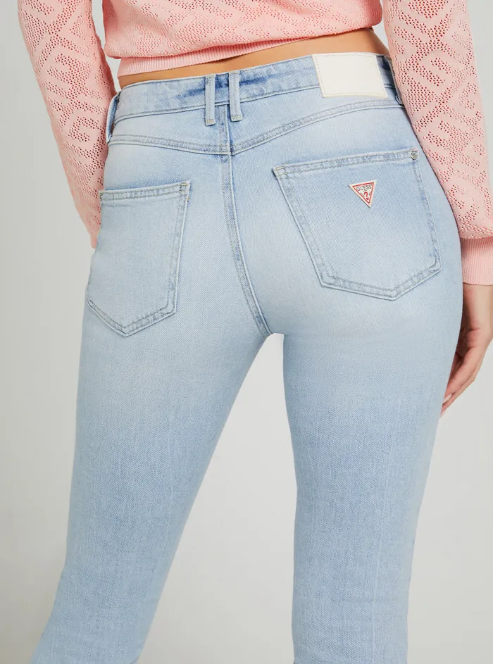 Women Denim GUESS Eco Highrise Skinny Fit 1981 Denim Jeans In Pacific Wash