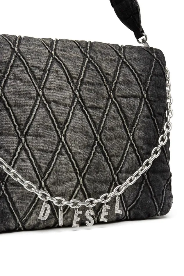 Women Diesel Charm D CHARMD SHOULDER L Black Women Diesel Charm D CHARMD SHOULDER L Black