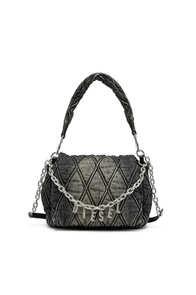 Women Diesel Charm D CHARMD SHOULDER M Black