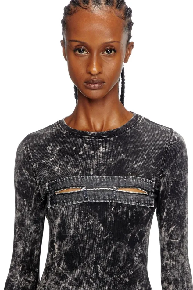 Women Diesel Dresses DERCO Black Women Diesel Dresses DERCO Black